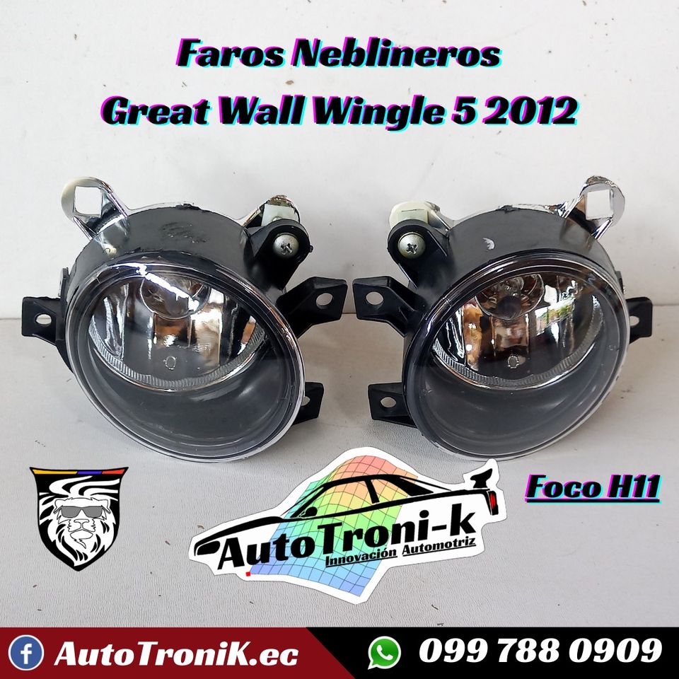 🔥 Faros neblineros Great Wall Wingle 5 2012 ✨