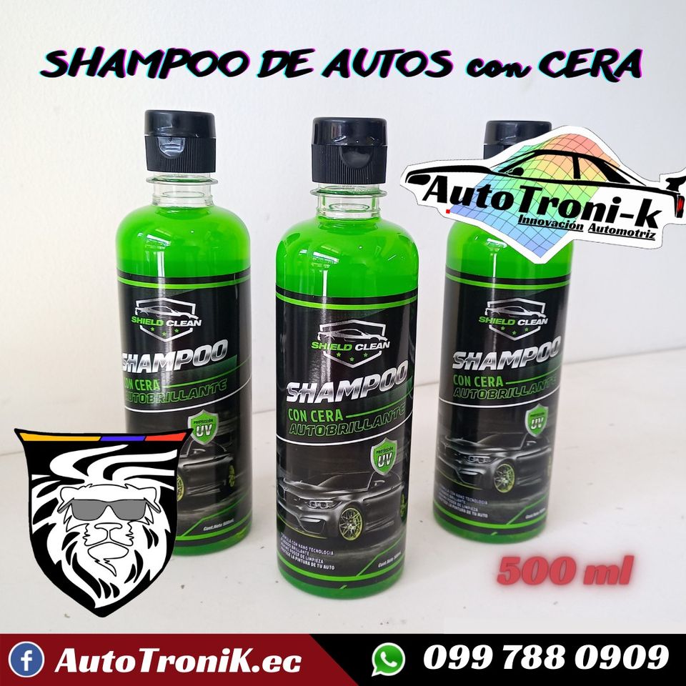😁 Shampoo de Autos con Cera✨