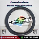 😎 Forro de volante 🔥 Diseño fibra de carbon 🌟