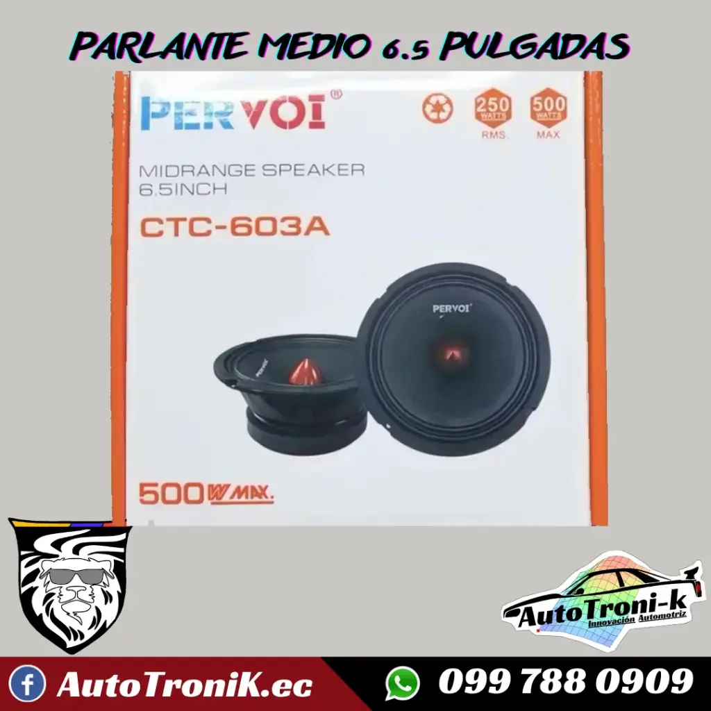 PARLANTE MEDIO DE 6.5 PULGADAS