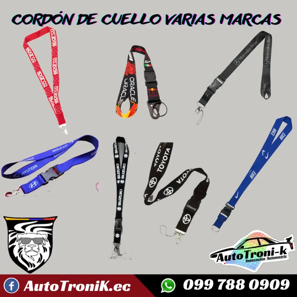 CORDÓN DE CUELLO VARIAS MARCAS