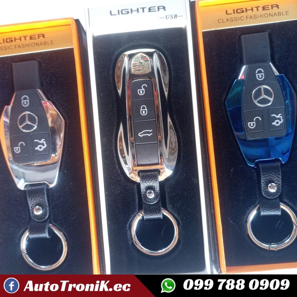 
🔥 Llavero Encendedor de cigarrillo de Lujo - Porsche - Mercedes 🌟