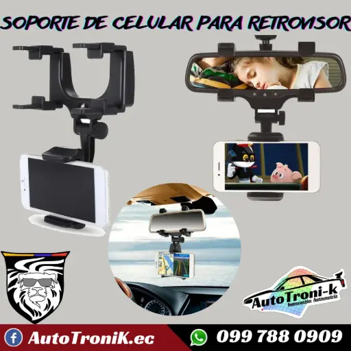 PORTA CELULAR PARA RETROVISOR