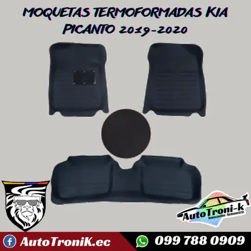 MOQUETAS TERMOFORMADAS KIA PICANTO 2019