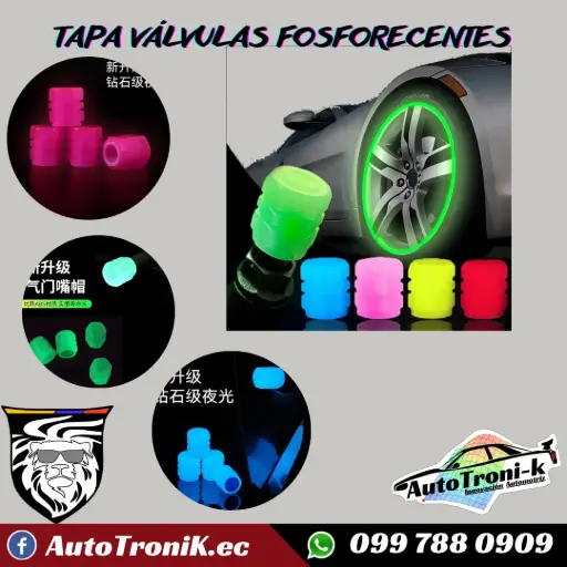 TAPA VÁLVULAS FOSFORECENTES