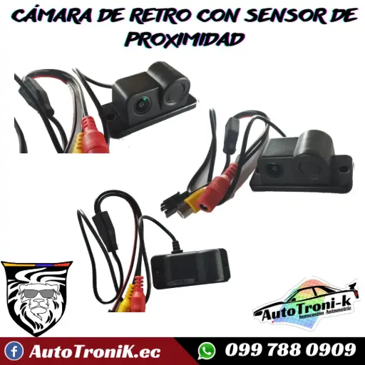 CÁMARA DE RETRO CON SENSOR DE PRÓXIMIDAD