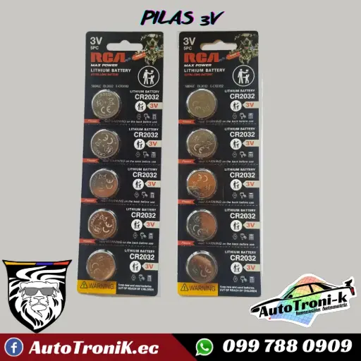 PILAS PARA CONTROL 3V