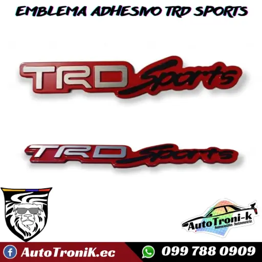 EMBLEMA ADHESIVO TRD SPORTS