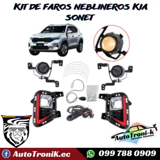 KIT DE FAROS NEBLINEROS KIA SONET