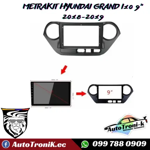 METRAKIT HYUNDAI GRAND I10 9"