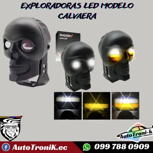 EXPLORADORAS LED MODELO CALVAERA