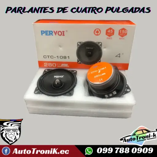 PARLANTES 4 PULGADAS