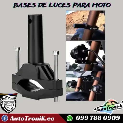 BASES DE LUCES PARA MOTO
