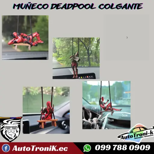 MUÑECO DEADPOOL COLGANTE