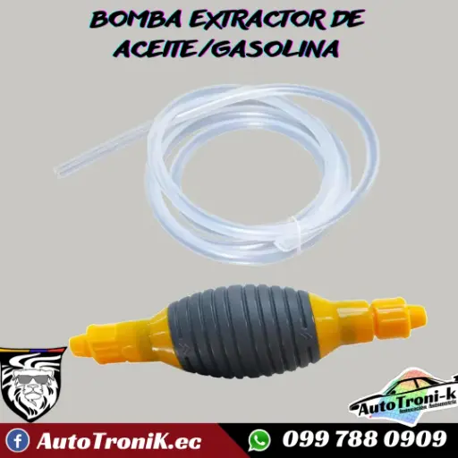 BOMBA EXTRACTOR DE ACEITE/GASOLINA