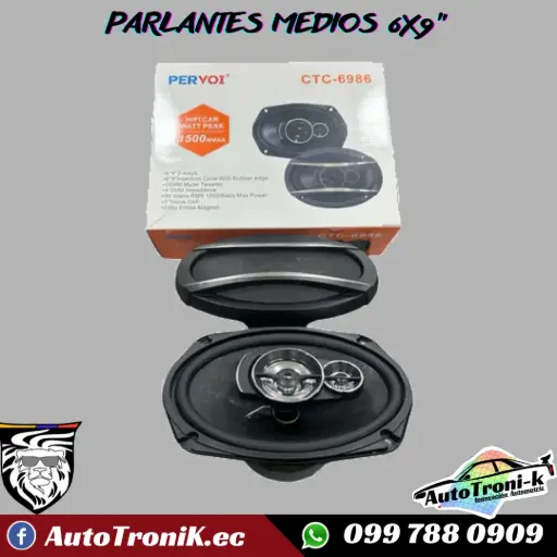 PARLANTES MEDIOS DE 6"x9"