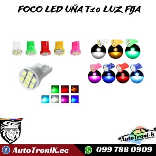 FOCO LED UÑA T10