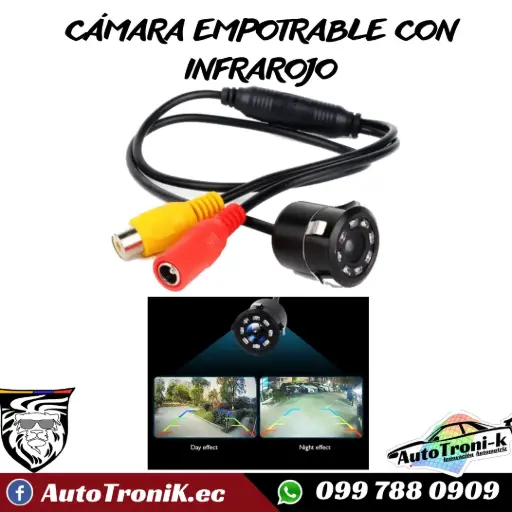 CÁMARA EMPOTRABLE CON INFRAROJO