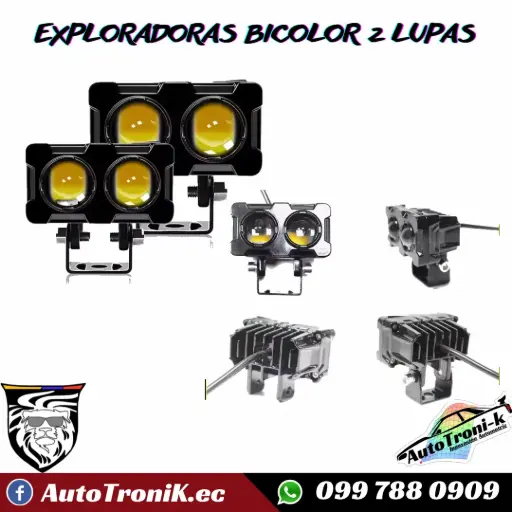 EXPLORADORAS BICOLOR 2 LUPAS