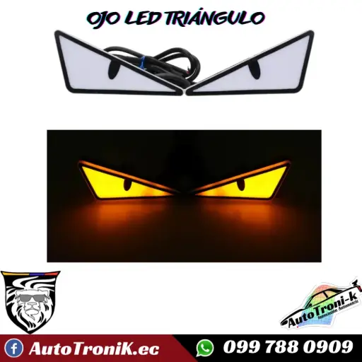 OJOS LED TRIÁNGULO