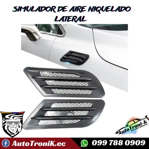 SIMULADOR DE AIRE NIQUELADO LATERAL 