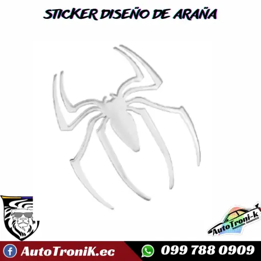 STICKER DISEÑO ARAÑA