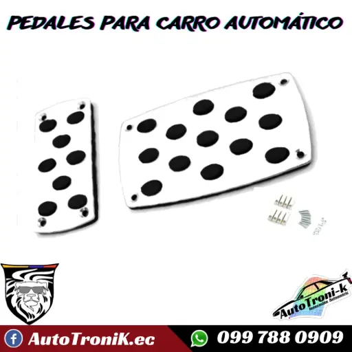 PEDALES PARA CARRO AUTOMÁTICO