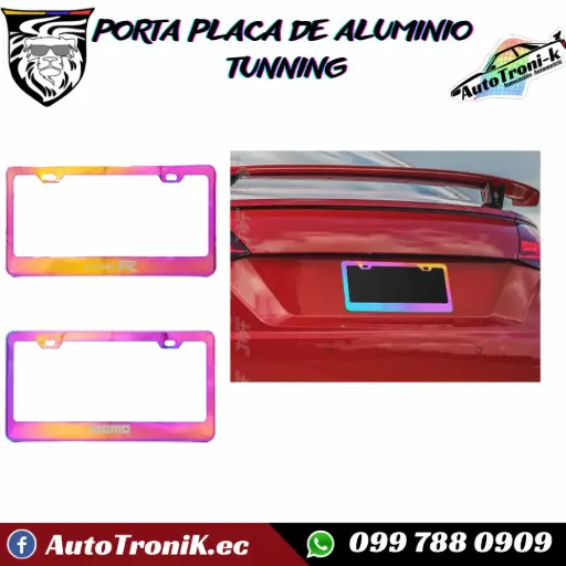 MARCO PARA PLACA 6 DÍGITOS