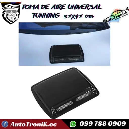 TOMA DE AIRE UNIVERSAL  TUNNING  31x41 cm