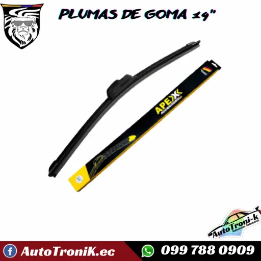 PLUMAS DE GOMA APEX 14"