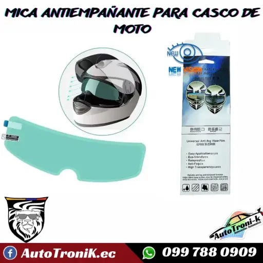 MICA ANTIEMPAÑANTE PARA CASCO DE MOTO