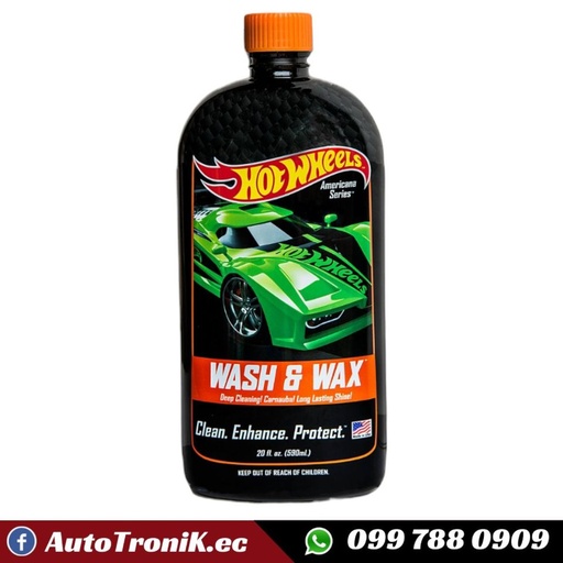 Shampoo + Cera de Carnauba - HotWheels