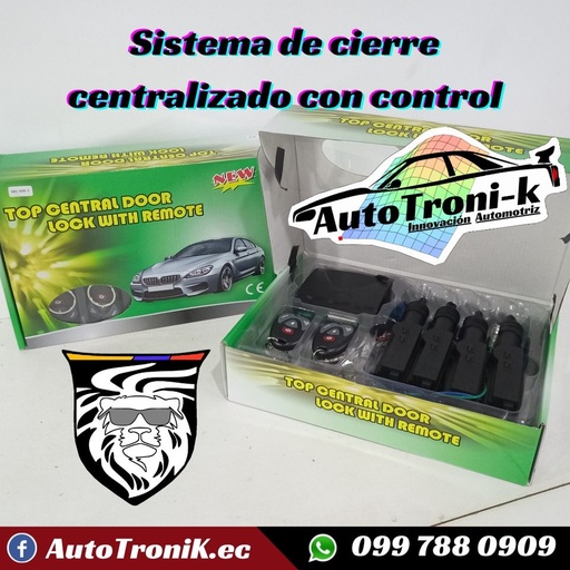 ⚠️ Bloqueo/Cierre centralizado con control ✅
