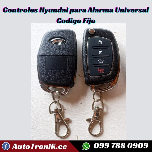 ✅ Controles Hyundai para alarma Universal 🌟