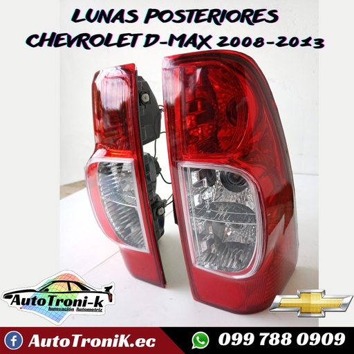 ✅ Lunas Posteriores D-MAX 2008-2013 🌟