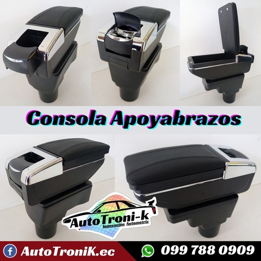 ✨ Consola Apoyabrazos ✅ Accent 2006 - 2010 💯