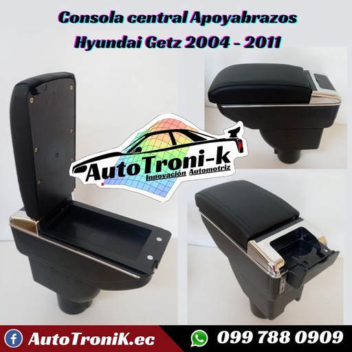 ✨ Consola Apoyabrazos ✅ Hyundai Getz 💯