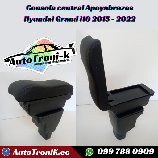 ✨ Consola Apoyabrazos ✅ Hyundai Grand i10 2015 - 2022 💯