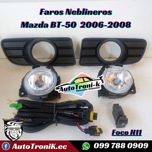 🌟 Faros Nebileros Mazda BT-50 2006-2008 ✨