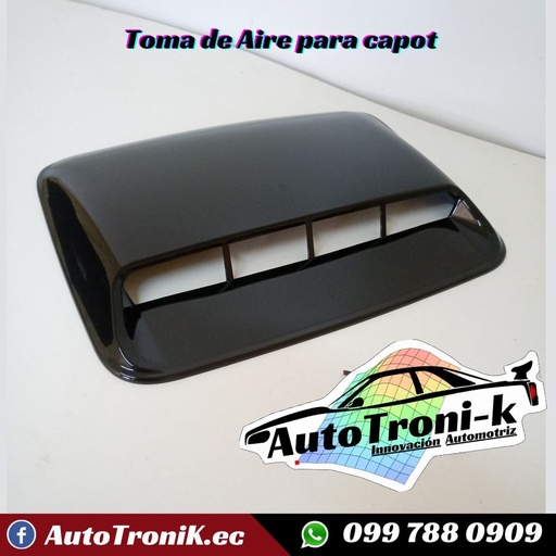 🌟 Toma de aire grande para capot 😎