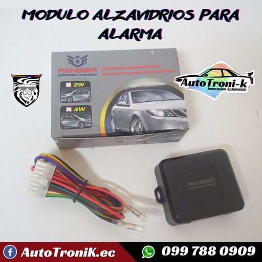 🏁 Modulo Alzavidrios para Alarma ✅