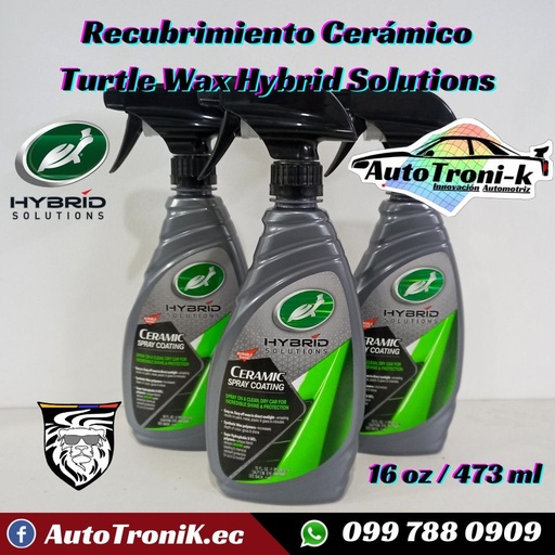 🐢 Turtle Wax 🔥 Recubrimiento Cerámico para Carroceria 😎