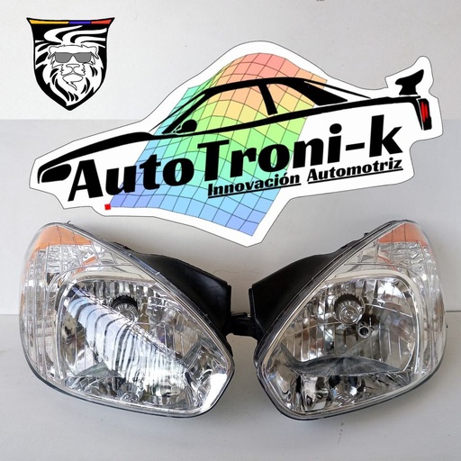 💯 FAROS DELANTEROS HYUNDAI ACCENT 2006 - 2010 👍