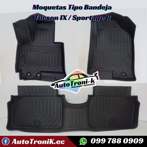 💯 Moquetas Tipo Bandeja Tucson IX / Sportage R✅