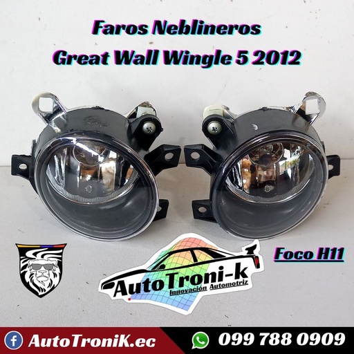 🔥 Faros neblineros Great Wall Wingle 5 2012 ✨