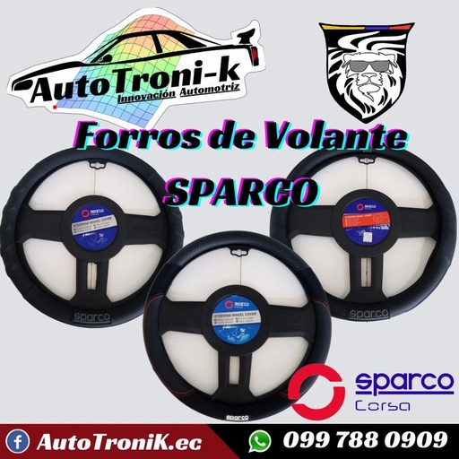 🔥 Forros de volante SPARCO 💯