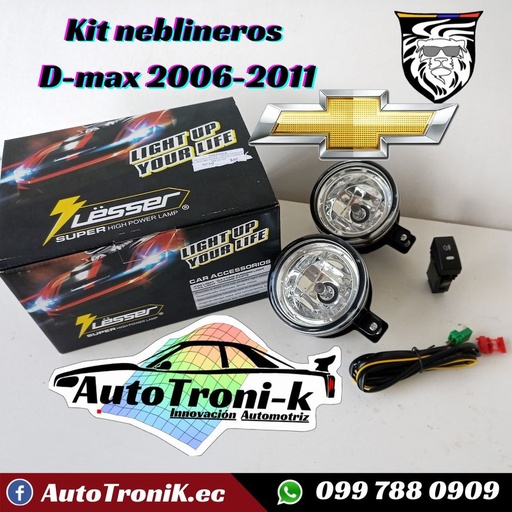 🔥 Kit Neblineros Lesser - Chevrolet D-max 😃