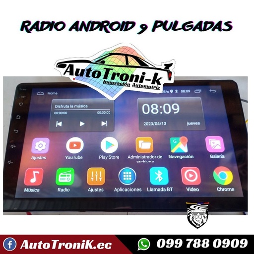 🔥 RADIO ANDROID 9 PULGADAS