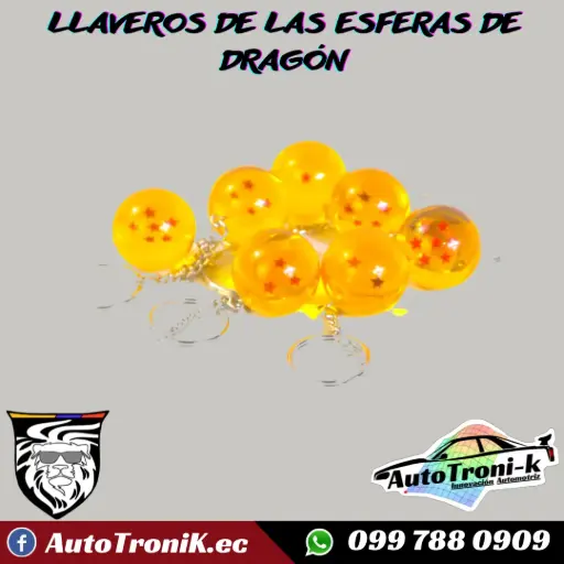 LLAVEROS DE LAS ESFERAS DE DRAGÓN