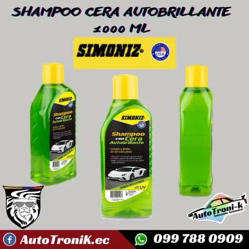 SHAMPOO CERA AUTOBRILLANTE 1000 ML